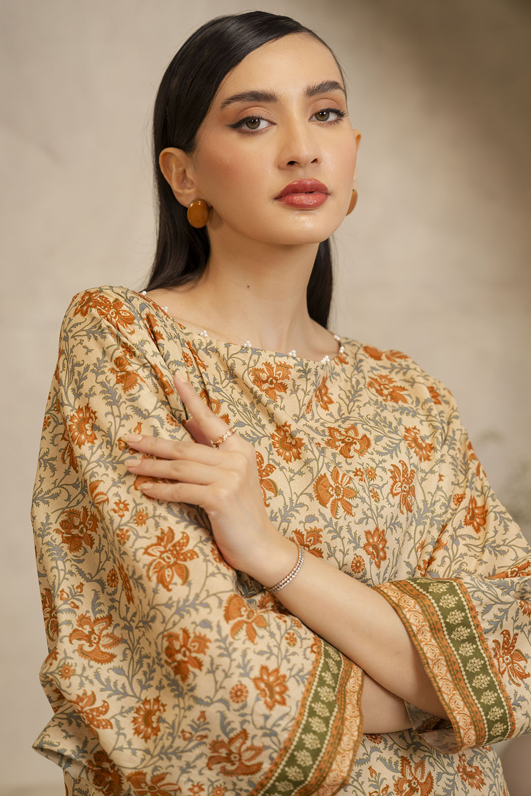 Zellbury | Unstitched 2 Piece Lawn | Shirt Shalwar - 0097 - House Of Hania