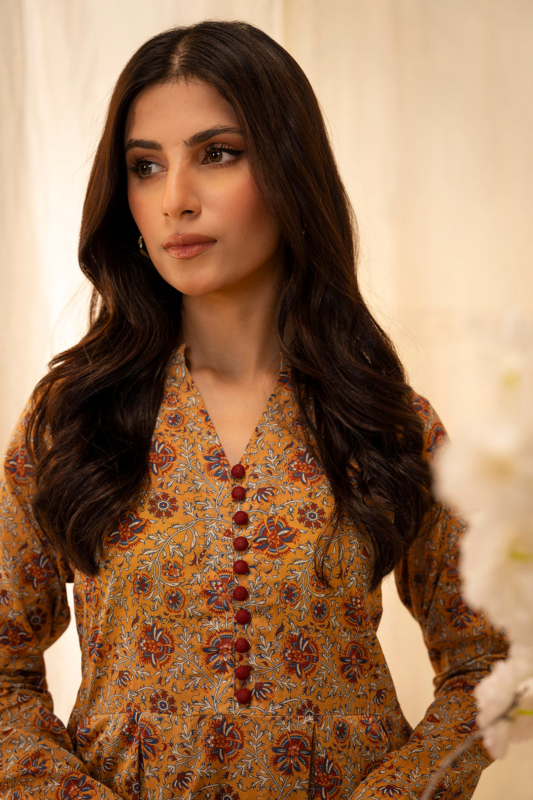 Zellbury | Unstitched 2 Piece Lawn | Shirt Shalwar - 0101 - House Of Hania