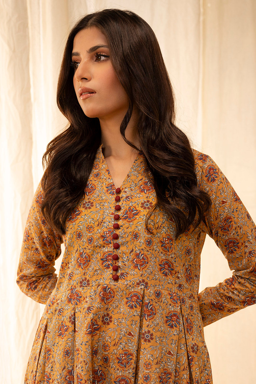 Zellbury | Unstitched 2 Piece Lawn | Shirt Shalwar - 0101 - House Of Hania