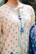 Zellbury | Unstitched 2 Piece Viscose | Shirt Dupatta - 0161 - House Of Hania