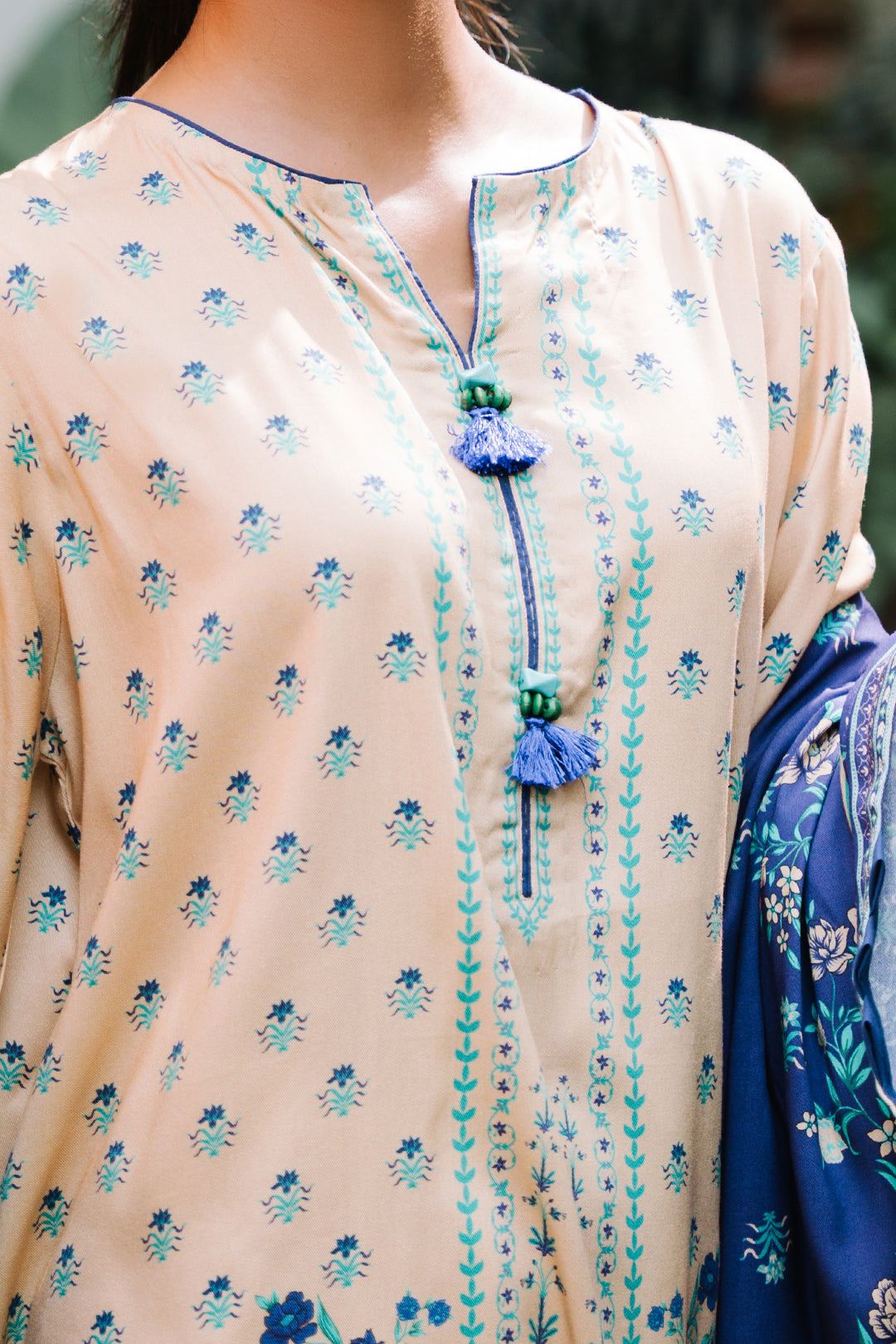 Zellbury | Unstitched 2 Piece Viscose | Shirt Dupatta - 0161 - House Of Hania