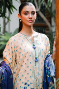 Zellbury | Unstitched 2 Piece Viscose | Shirt Dupatta - 0161 - House Of Hania