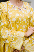 Zellbury | Unstitched 2 Piece Viscose | Shirt Dupatta - 0162 - House Of Hania