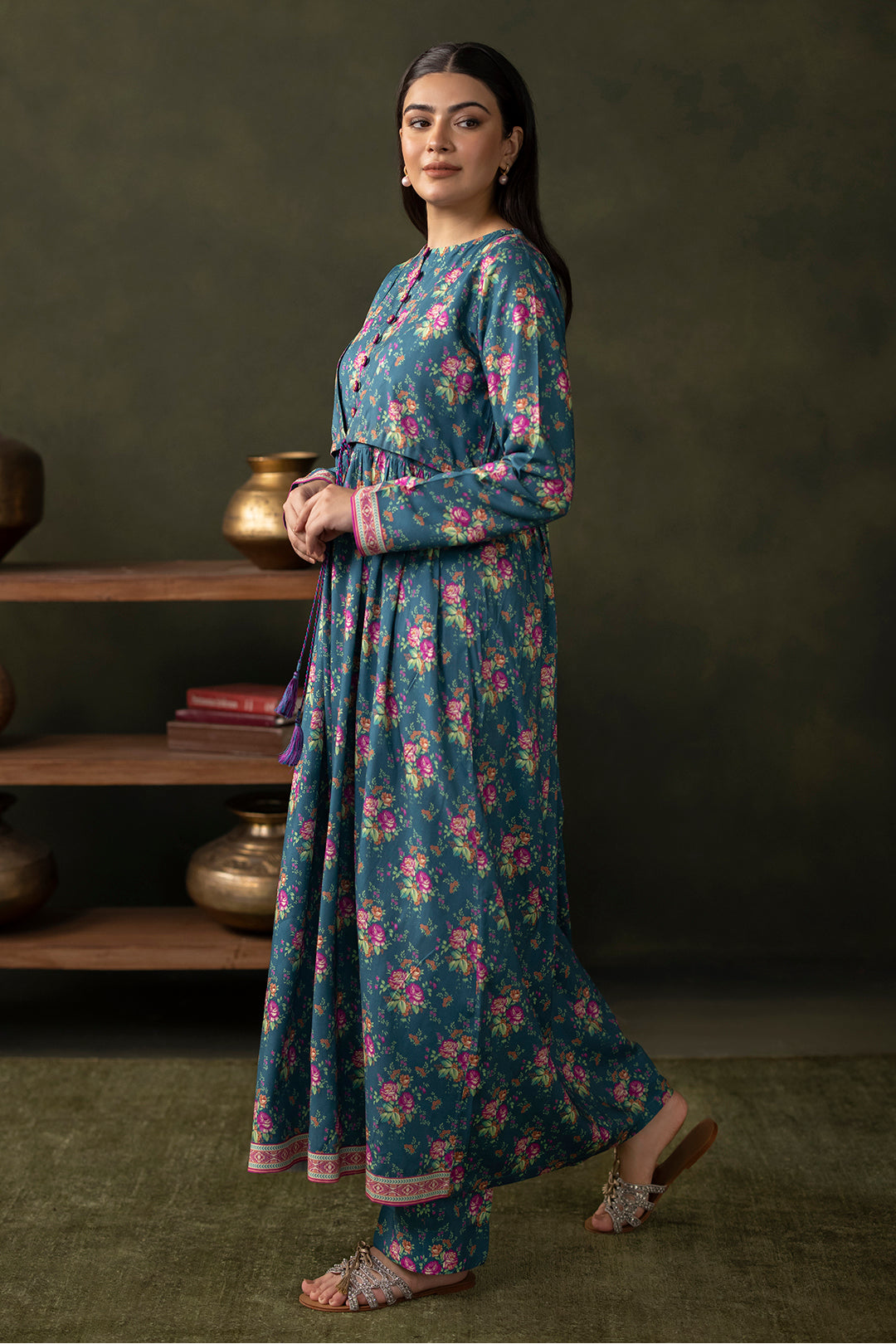 Zellbury | Unstitched 2 Piece Viscose | Shirt Shalwar - 0261 - House Of Hania