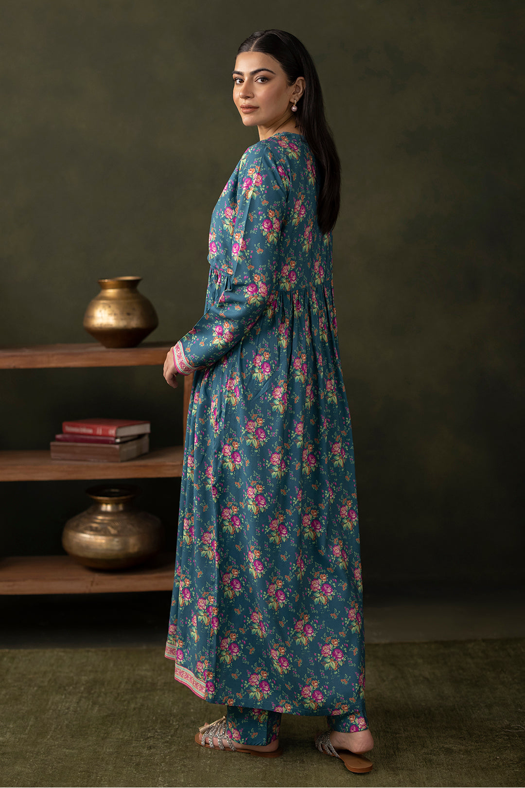 Zellbury | Unstitched 2 Piece Viscose | Shirt Shalwar - 0261 - House Of Hania