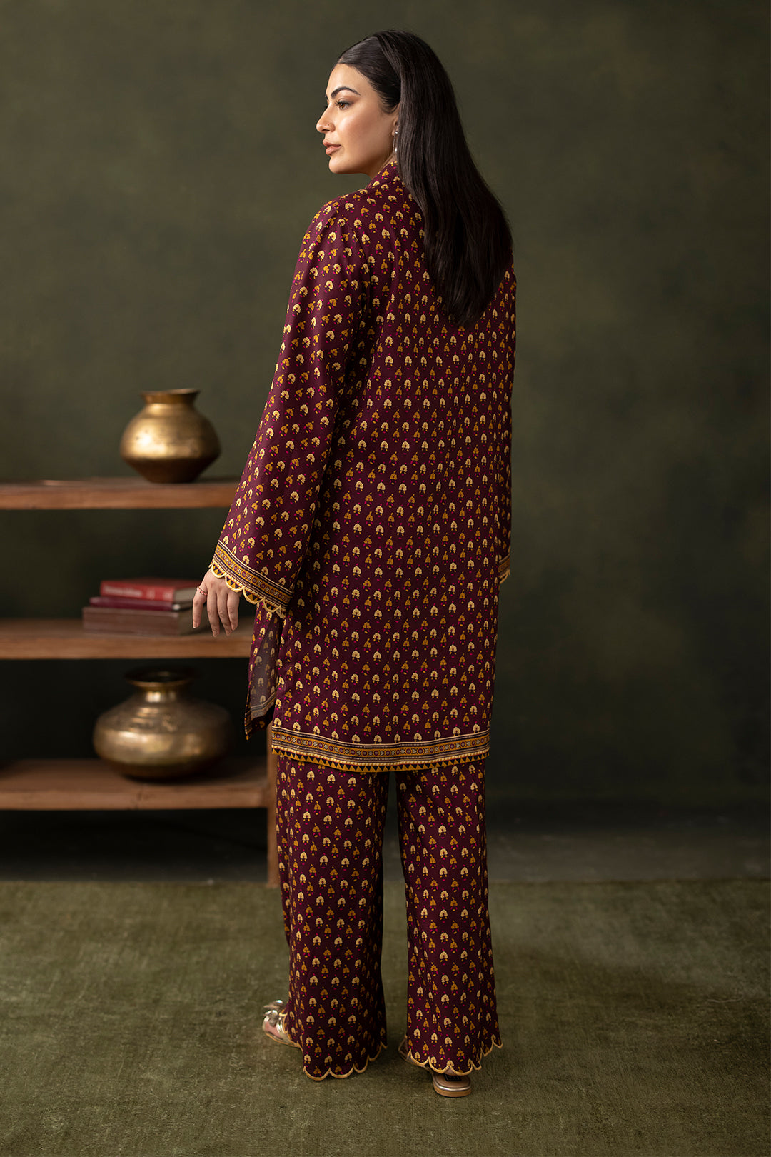 Zellbury | Unstitched 2 Piece Viscose | Shirt Shalwar - 0262 - House Of Hania