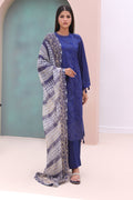 Zellbury | Unstitched 3 Piece Cambric | Embroidered Shirt Dupatta - 0604 - House Of Hania