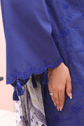 Zellbury | Unstitched 3 Piece Cambric | Embroidered Shirt Dupatta - 0604 - House Of Hania