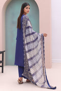 Zellbury | Unstitched 3 Piece Cambric | Embroidered Shirt Dupatta - 0604 - House Of Hania