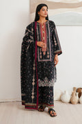 Zellbury | Unstitched 3 Piece Cambric | Embroidered Shirt Shalwar Dupatta - 0063 - House Of Hania