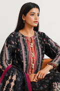 Zellbury | Unstitched 3 Piece Cambric | Embroidered Shirt Shalwar Dupatta - 0063 - House Of Hania