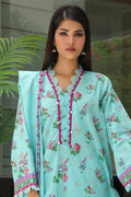 Zellbury | Unstitched 3 Piece Cambric | Embroidered Shirt Shalwar Dupatta - 0067 - House Of Hania