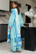Zellbury | Unstitched 3 Piece Cambric | Embroidered Shirt Shalwar Dupatta - 0070 - House Of Hania