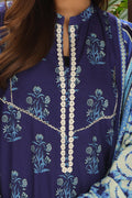 Zellbury | Unstitched 3 Piece Cambric | Embroidered Shirt Shalwar Dupatta - 0072 - House Of Hania
