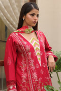 Zellbury | Unstitched 3 Piece Cambric | Embroidered Shirt Shalwar Dupatta - 0074 - House Of Hania