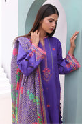 Zellbury | Unstitched 3 Piece Cambric | Embroidered Shirt Shalwar Dupatta - 0082 - House Of Hania