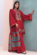 Zellbury | Unstitched 3 Piece Cambric | Embroidered Shirt Shalwar Dupatta - 0083 - House Of Hania