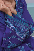 Zellbury | Unstitched 3 Piece Cambric | Embroidered Shirt Shalwar Dupatta - 0141 - House Of Hania