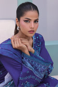 Zellbury | Unstitched 3 Piece Cambric | Embroidered Shirt Shalwar Dupatta - 0141 - House Of Hania