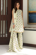 Zellbury | Unstitched 3 Piece Cambric | Embroidered Shirt Shalwar Dupatta - 0143 - House Of Hania