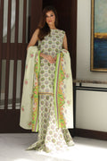 Zellbury | Unstitched 3 Piece Cambric | Embroidered Shirt Shalwar Dupatta - 0143 - House Of Hania