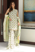 Zellbury | Unstitched 3 Piece Cambric | Embroidered Shirt Shalwar Dupatta - 0143 - House Of Hania