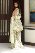 Zellbury | Unstitched 3 Piece Cambric | Embroidered Shirt Shalwar Dupatta - 0143 - House Of Hania