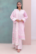 Zellbury | Unstitched 3 Piece Cambric | Embroidered Shirt Shalwar Dupatta - 0147 - House Of Hania