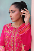 Zellbury | Unstitched 3 Piece Cambric | Embroidered Shirt Shalwar Dupatta - 0151 - House Of Hania