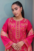 Zellbury | Unstitched 3 Piece Cambric | Embroidered Shirt Shalwar Dupatta - 0151 - House Of Hania