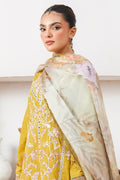 Zellbury | Unstitched 3 Piece Cambric | Embroidered Shirt Shalwar Dupatta - 0156 - House Of Hania