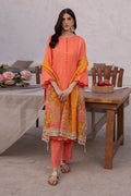 Zellbury | Unstitched 3 Piece Cambric | Embroidered Shirt Shalwar Dupatta - 1143 - House Of Hania