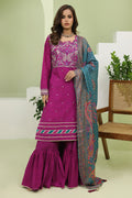 Zellbury | Unstitched 3 Piece Cambric | Embroidered Shirt Shalwar Dupatta - 1269 - House Of Hania