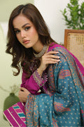 Zellbury | Unstitched 3 Piece Cambric | Embroidered Shirt Shalwar Dupatta - 1269 - House Of Hania