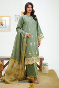 Zellbury | Unstitched 3 Piece Cambric | Embroidered Shirt Shalwar Dupatta - 1284 - House Of Hania