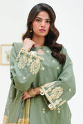 Zellbury | Unstitched 3 Piece Cambric | Embroidered Shirt Shalwar Dupatta - 1284 - House Of Hania