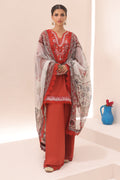 Zellbury | Unstitched 3 Piece Cambric | Embroidered Shirt Shalwar Dupatta - 1544 - House Of Hania
