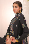 Zellbury | Unstitched 3 Piece Cambric | Embroidered Shirt Shalwar Dupatta - 1547 - House Of Hania