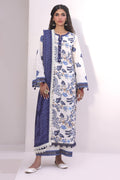 Zellbury | Unstitched 3 Piece Cambric | Embroidered Shirt Shalwar Dupatta - 1554 - House Of Hania