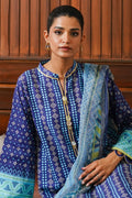 Zellbury | Unstitched 3 Piece Cambric | Shirt Shalwar Dupatta - 0031 - House Of Hania