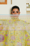 Zellbury | Unstitched 3 Piece Cambric | Shirt Shalwar Dupatta - 0032 - House Of Hania