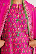 Zellbury | Unstitched 3 Piece Cambric | Shirt Shalwar Dupatta - 0037 - House Of Hania
