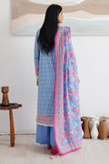 Zellbury | Unstitched 3 Piece Cambric | Shirt Shalwar Dupatta - 0039 - House Of Hania