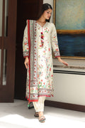 Zellbury | Unstitched 3 Piece Cambric | Shirt Shalwar Dupatta - 0044 - House Of Hania