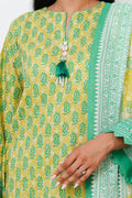 Zellbury | Unstitched 3 Piece Cambric | Shirt Shalwar Dupatta - 0117 - House Of Hania