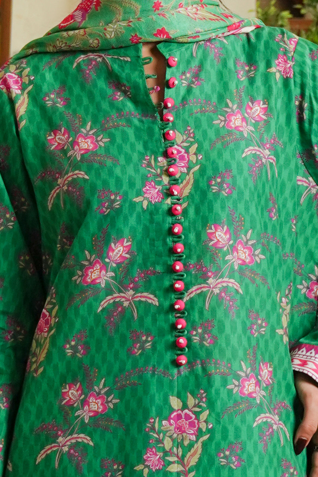 Zellbury | Unstitched 3 Piece Cambric | Shirt Shalwar Dupatta - 0118 - House Of Hania