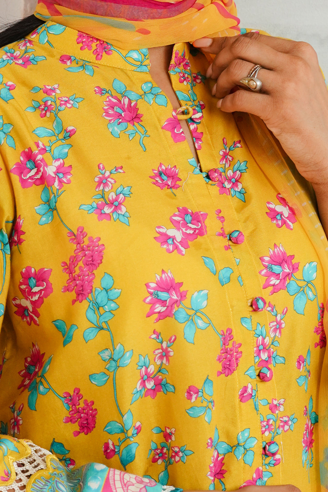 Zellbury | Unstitched 3 Piece Cambric | Shirt Shalwar Dupatta - 0120 - House Of Hania