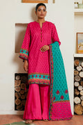 Zellbury | Unstitched 3 Piece Cambric | Shirt Shalwar Dupatta - 0123 - House Of Hania