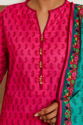 Zellbury | Unstitched 3 Piece Cambric | Shirt Shalwar Dupatta - 0123 - House Of Hania