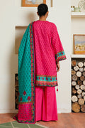 Zellbury | Unstitched 3 Piece Cambric | Shirt Shalwar Dupatta - 0123 - House Of Hania